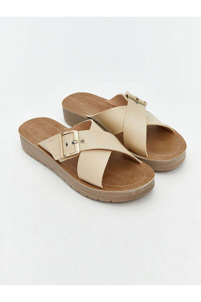 LC Waikiki Peak New Season Cross-Strapped Women's Slippers