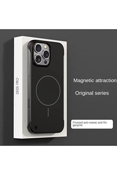 Choice54 غلاف هاتف حماية أسود فائق النحافة غير لامع بدون إطار لهاتف iPhone 16...