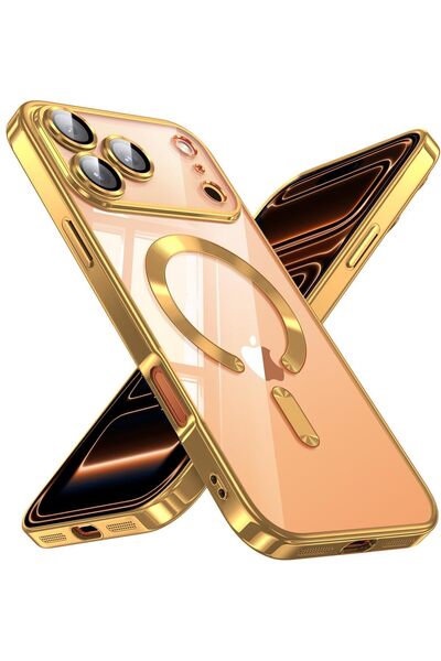 OEM Ultra-Soft, Luxury Magsafe Silicone Case with Metalized Edges for iPhone ...