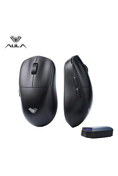 Choice1 ماوس الألعاب AULA SC800 أسود اللون، بأسلاك USB-C / 2.4 جيجا هرتز، خفي...