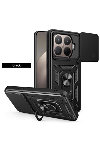 Choice4 جراب حماية عدسة الكاميرا المنزلق الأسود من شاومي 15T برو، متوافق مع M...