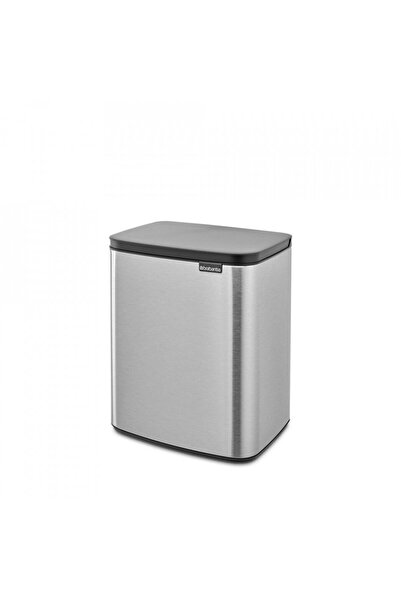 Brabantia Coș de gunoi mic Bo 12L, oțel mat, rezistent la amprente