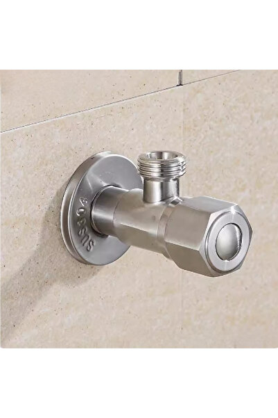 Choice3 H11102 Stainless Steel Hot Cold Inlet Valve Toilet Filling Angle Valv...