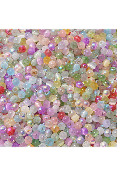 Choice4 4MM MX10 150Pcs 4mm High-Quality Cat eye Seed Glass Multi-Color Rice ...