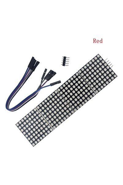 choice2 شاشة عرض MAX7219 LED حمراء/زرقاء/خضراء 4 في 1 مع وحدة مصفوفة نقطية 5P...
