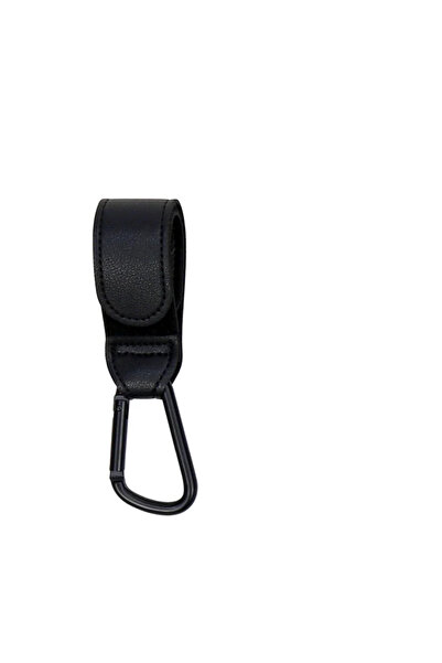 Choice6 C19-Black 1 pcs 1/2pcs PU Leather Baby Bag Stroller Hook Pram Rotate ...