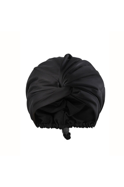 Choice16 6 Women Satin Solid Sleeping Hat Night Sleep Cap for Women Shower Ca...