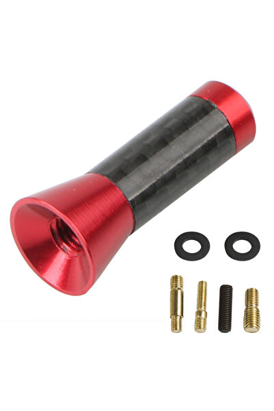 Choice5 Red 3.5cm Carbon Fiber Car Roof Antenna Universal 3.5cm 8cm 12cm Blac...