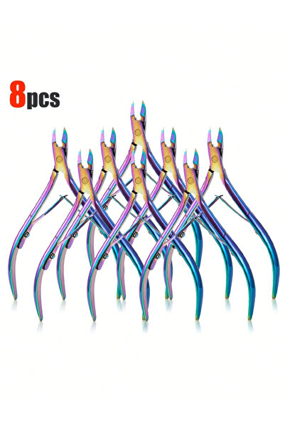 choice2 Colorful 8 pcs 1/3/8pcs Stainless Steel Set Nail Cutter Clipper Nippe...