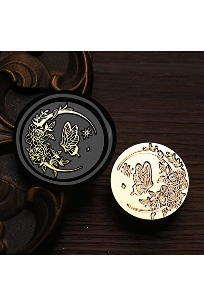 Choice3 ختم شمعي على شكل فراشة، بتصميم كلاسيكي، على شكل فراشة، مع رأس ختم على...