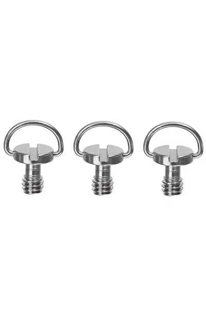 Choice3 3X 20-1PCS Stainless Steel 1/4" Camera Tripod Screw Mounting Screw Ad...
