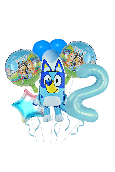 Choice5 1pack C2 8Pcs Bluey Bingo Dog Theme Birthday Party Decoration Ballo D...