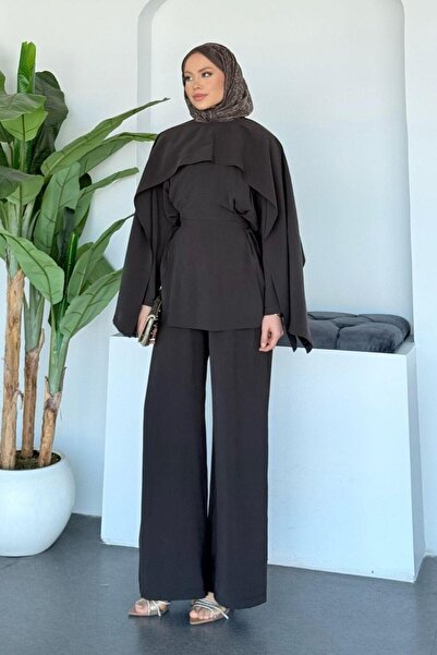 Şulemoda Giyim Cape Suit Ash