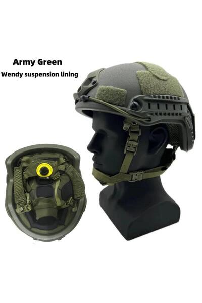 Choice5 Wendy Army Green Tactical Helmet Kevla Ballistic ACH High Cut High Qu...