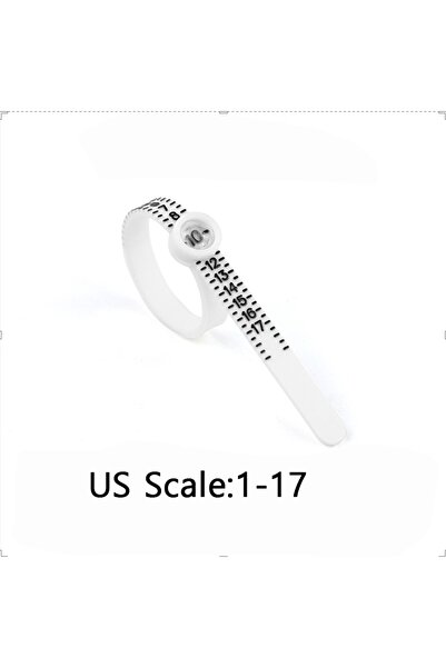 Choice4 US-White-1-17 Professional Ring Size Measurement Tool Magnifying Glas...