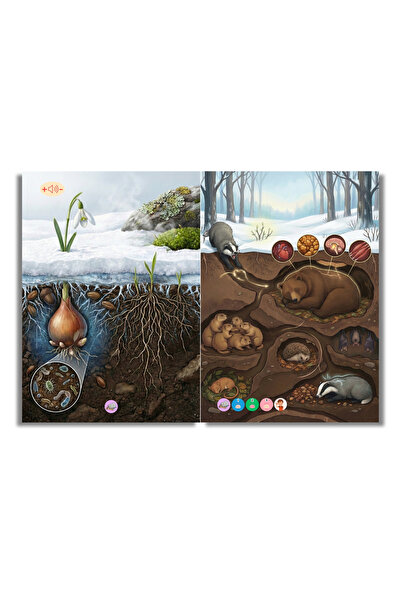 minibooks Pachet Cartea Iernii cu sunete + Poveste Interactivă Surpriză, compatibil cu pixul Minibooks, fără pix