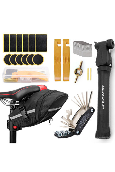 Choice3 مجموعة أدوات إصلاح الدراجات المحمولة المكونة من 9 أدوات، مجموعة أدوات...