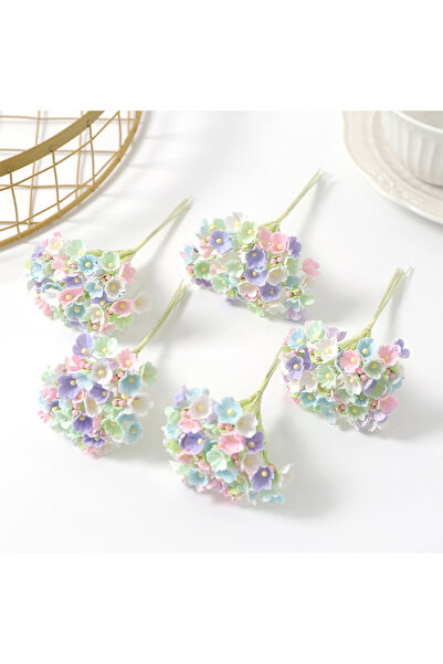 Choice 3 قطع من حرير الجيبسوفيلا الحريرية الملونة الفاتحة، 1/3/5 قطع، 11 سم، ...