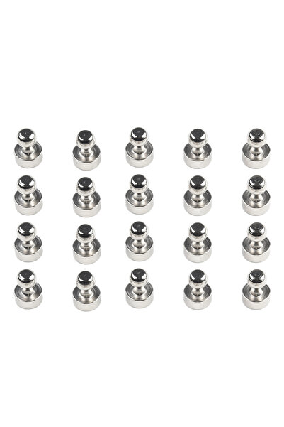 Choice1 20 قطعة من دبابيس مغناطيسية من النيوديميوم، مغناطيس لوحة الدبابيس، مغ...