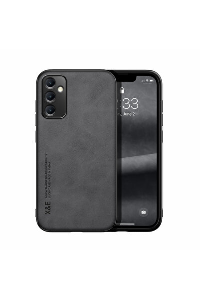 Choice35 (A52 5G) (A52S 5G) Dark Gray Luxury Leather Case For A53 A55 A35 A15...