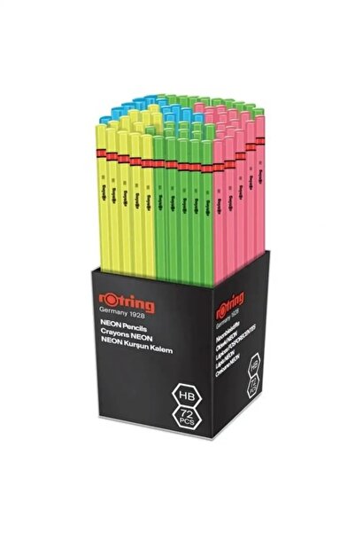 Rotring Pencil Neon Colors 72 Pcs