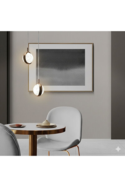 genric Elegant Prime Pendant Light, Double Gold with 3 Changing Lights (12 Wa...