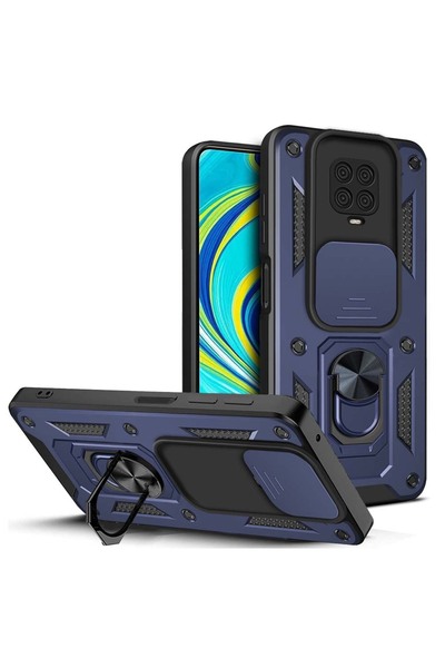 Choice7 جراب حماية أزرق مقاوم للصدمات لهاتف Redmi Note 9 Pro، متوافق مع Redmi...