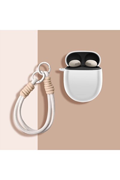 Choice4 غطاء سماعات سيليكون أبيض لحماية سماعات جوجل بيكسل بودز برو 2 اللاسلكية