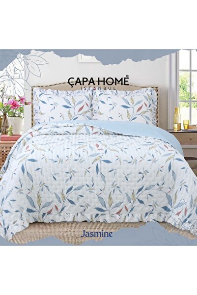 Çapa Home Fırfırlı Dilan Empirme Baskılı Stone Wash Micro Soft Çift Kişilik Y...