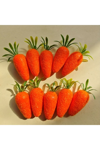 Choice 12 قطعة من زينة الجزر الصغيرة الواقعية المصنوعة من قماش اللباد - مثالي...