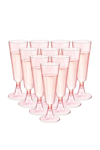 Choice3 25pcs Pink JUSTINLAU 25pcs 150ml Disposable Cups Sparkling Champagne ...