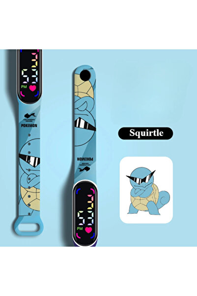 Choice7 ساعة بوكيمون LED بيكاتشو وجينجار الرقمية المقاومة للماء، سوار إلكترون...