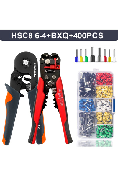 choice2 6-4 BXQ 400PCS Wire Stripping Multifunctional Pliers For Cable Cut Cr...