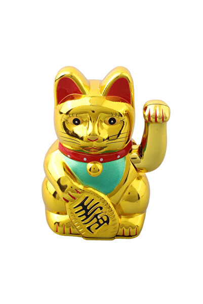 Choice1 قطة فنغ شوي ذهبية لامعة، قطة الحظ الصينية الكهربائية، هدية افتتاح متج...