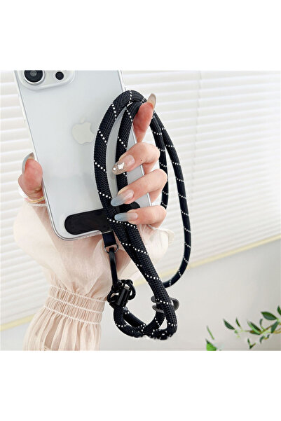 Choice1 Other Black white 1pc Outdoor Mobile Phone Hanging Rope Crossbody Bac...