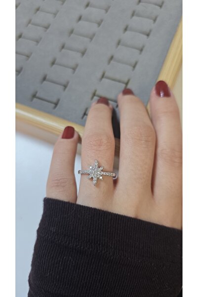 ARTEMİSİA Premium Design Sparkling Women's Double Color Ring Adjustable Witho...