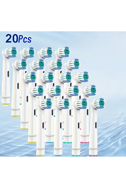 Choice1 ٢٠ قطعة من رؤوس فرشاة الأسنان البديلة (٤/٨/١٦/٢٠/٤٠ قطعة) متوافقة مع ...