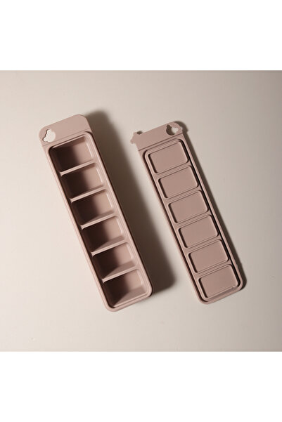 choice2 قالب مكعبات ثلج سيليكون جديد للأطفال حديثي الولادة، بلون رمادي داكن، ...