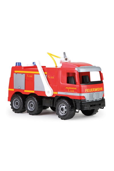 LENA Camion de pompieri Actros pentru o persoană cutie maro