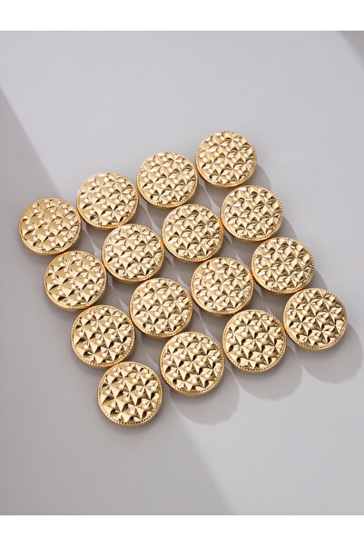 Choice8 20mm Golden 16pcs/pack Delicate round irregular screen light luxury b...