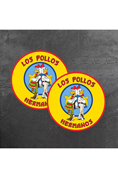 choice2 ملصقات دراجة نارية مقاومة للماء من لوس بولوس هيرمانوس، مقاس 9x9 سم، ق...