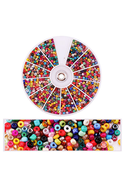choice2 5 2000pcs/Lot 12Grids Glass Seed Beads Set Charms Jewelry Beads For B...