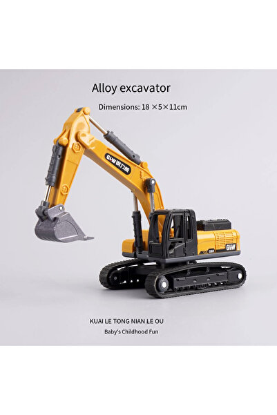 Choice4 A 1:70 Mini Engineering Diecast Car Set Forklift Excavator Bulldozer ...