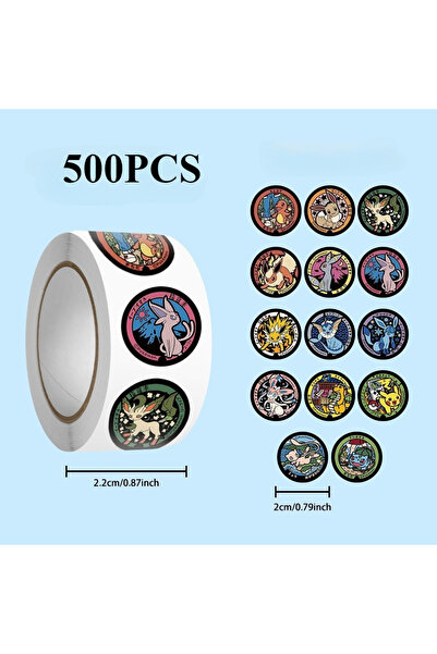 Choice ملصقات بوكيمون بيكاتشو من بانداي، 500 قطعة أو 1000 قطعة، بتصميم كرتوني...