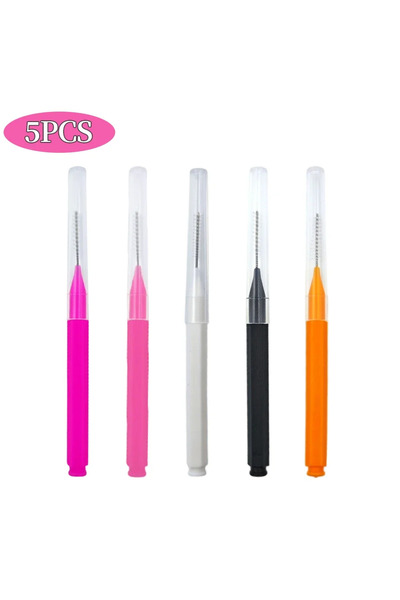 Choice10 5PCS MIX 5/10/50PCS Mini Eyebrow Brush Brow Perm Brush Disposable Br...