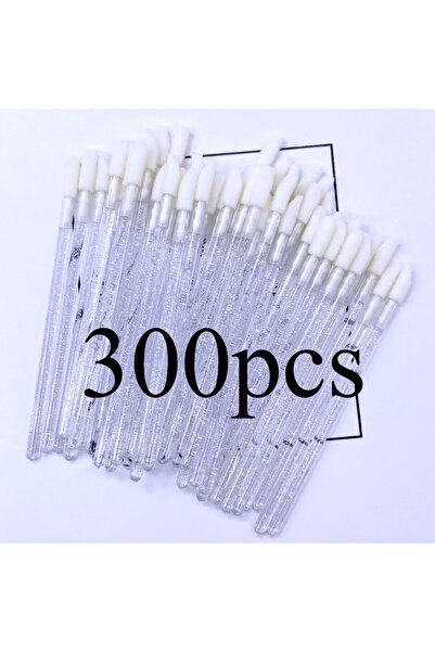 Choice5 300pcs Silver 100/300pcs Disposable Lip Brush Crystal Lipstick Brush ...