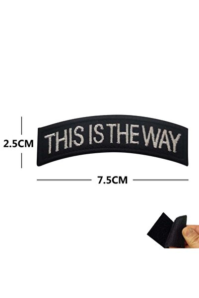 Choice8 الرقعة الفنية رقم 9: هذه هي الطريقة، رقعة قماشية مطرّز بشعارات تكتيكي...