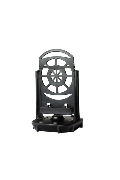 Choice1 حامل هاتف محمول أسود اللون، مزود بخاصية الاهتزاز والتنظيف التلقائي، م...