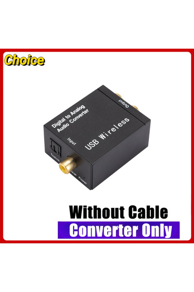 Choice Converter Only DAC Digital To Analog Audio Converter Jack 3.5mm Optica...