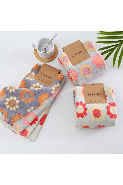 Choice 4 قطع، 4 قطع ألوان عشوائية، 4 قطع من قماش تنظيف المطبخ الناعم الماص، م...